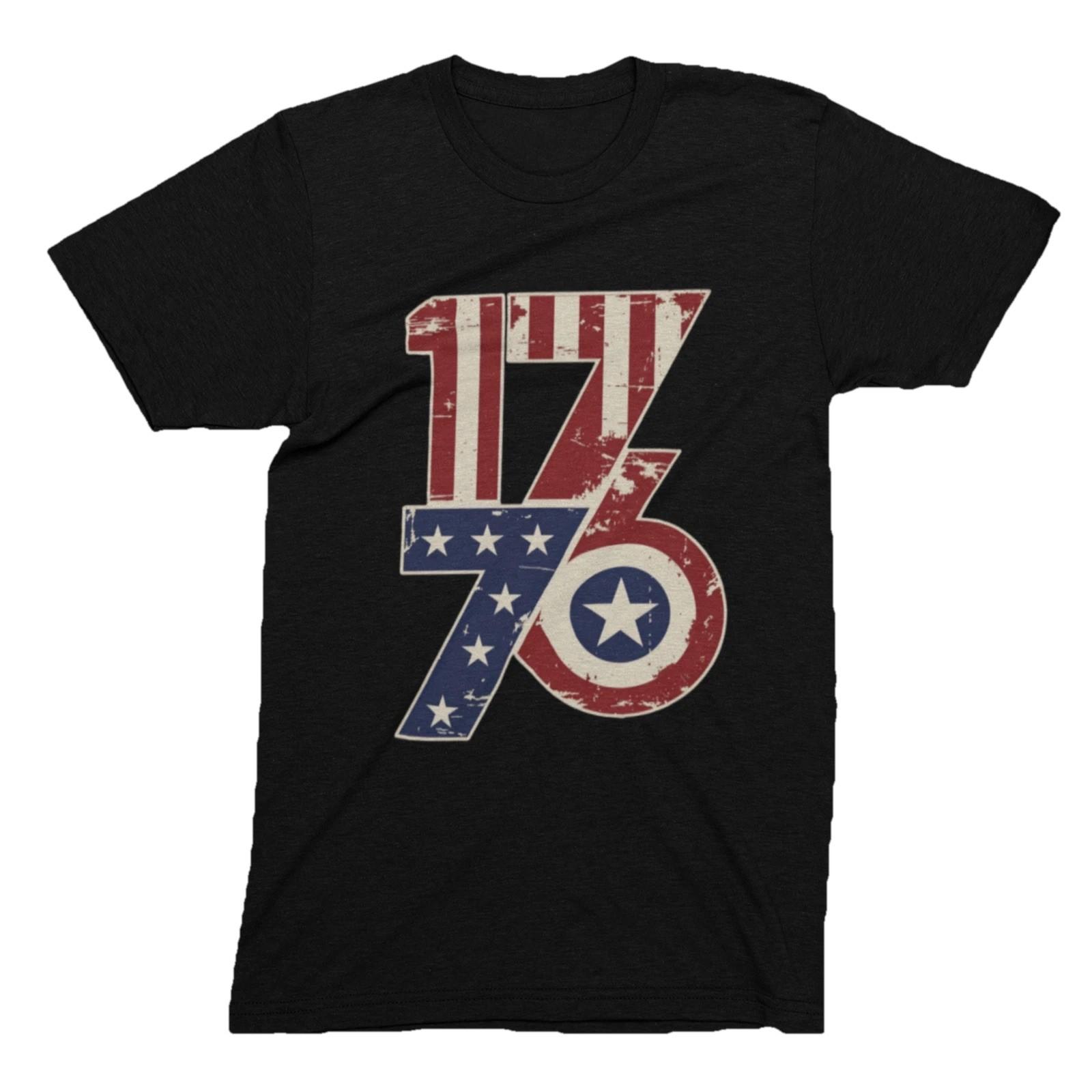 1776 T-Shirt | Patriotic 1776 American Flag Shirt | 4th of July Tee XXXL