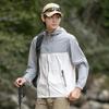 Summer new sunscreen clothes for men and women, light and breathable, UV-proof hooded skin clothes, outdoor sports hiking suits