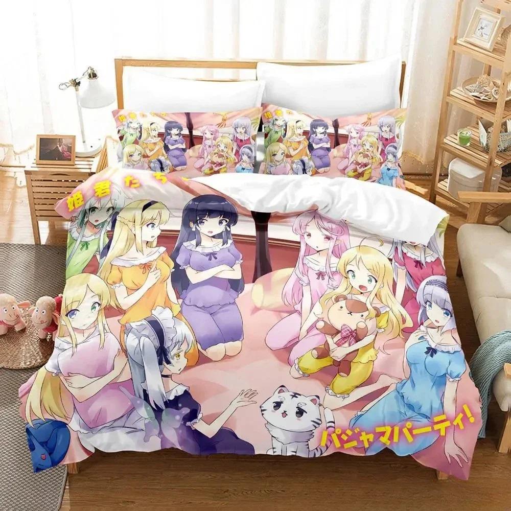 In Another World with My Smartphone Bedding Set Single Twin Full Queen King Size Bed Set Adult Kid Bedroom Duvetcover Sets Anime