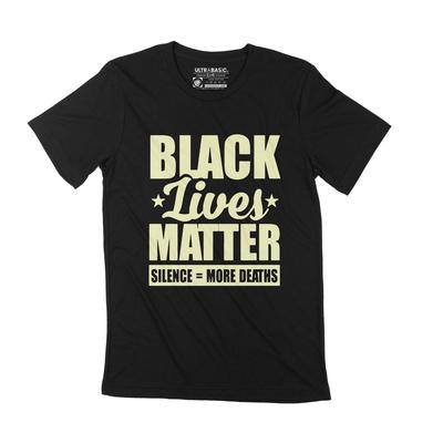 Pánske tričko Ticho Viac Mŕtvych Odev Black Lives Matter Grafické tričko