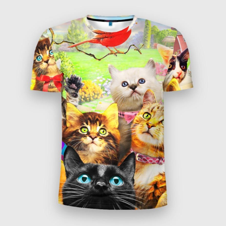 Kids T-shirts O Neck Tops Polyester Casual Sportwear Comfortable Tees Short Sleeve 3d Print T Shirt