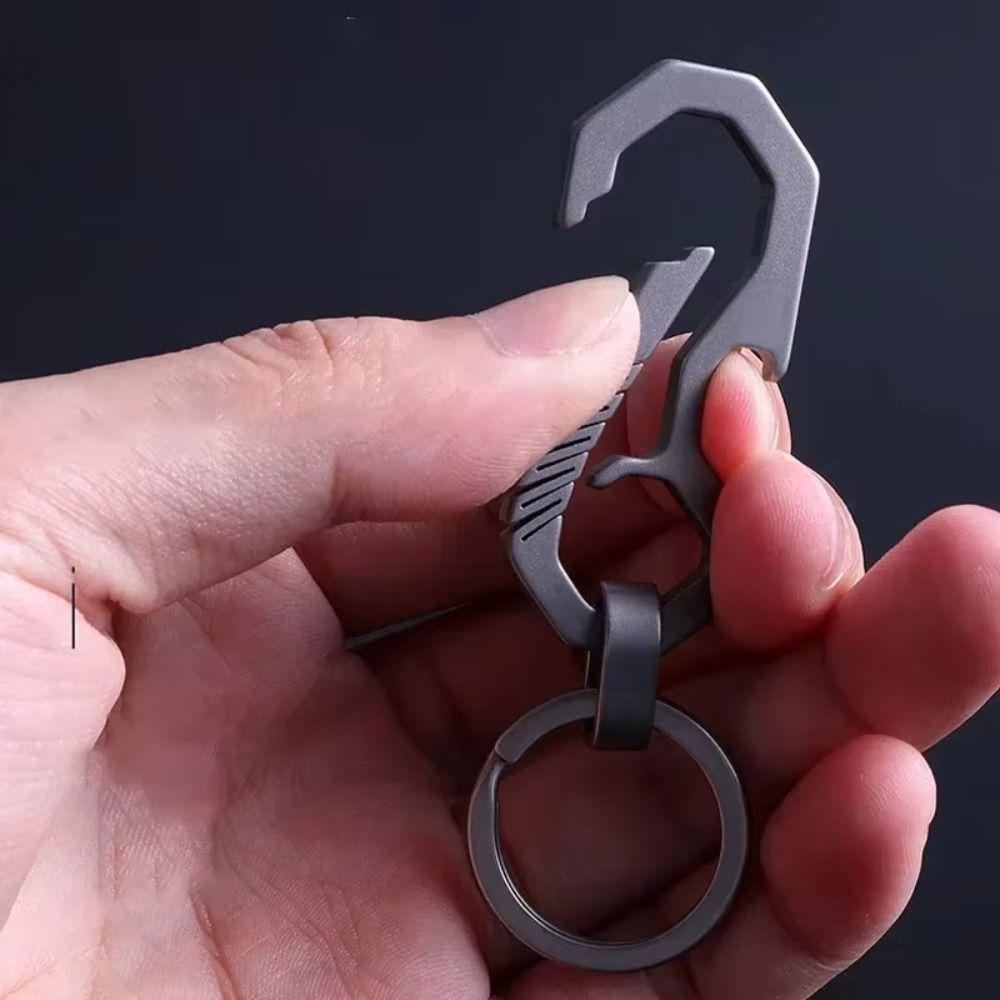 Lightweight Bottle Opener Keychain Special Shapes Men's Outdoor Keyring Creative Car Key Chain  Men