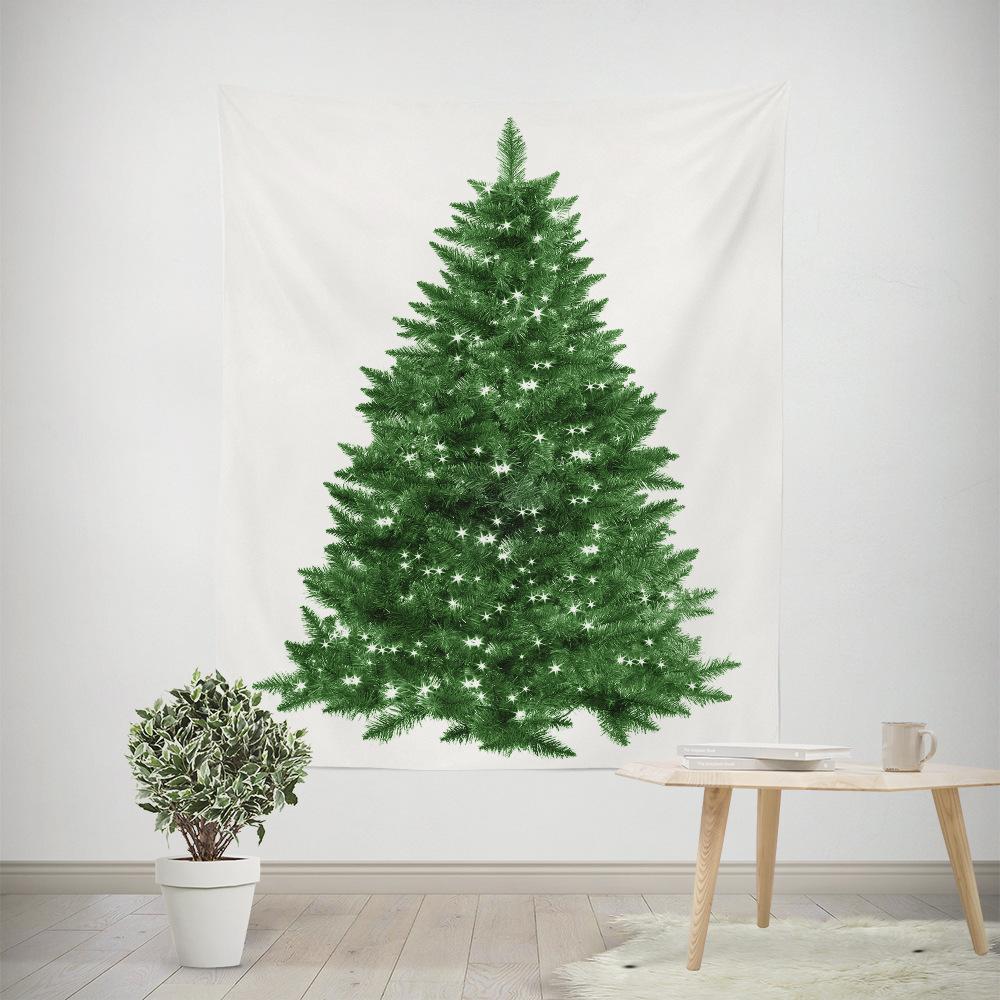 Cross-border Supply Christmas Tree Tapestry Decoration Batch Hanging Cloth Background Cloth Amazon