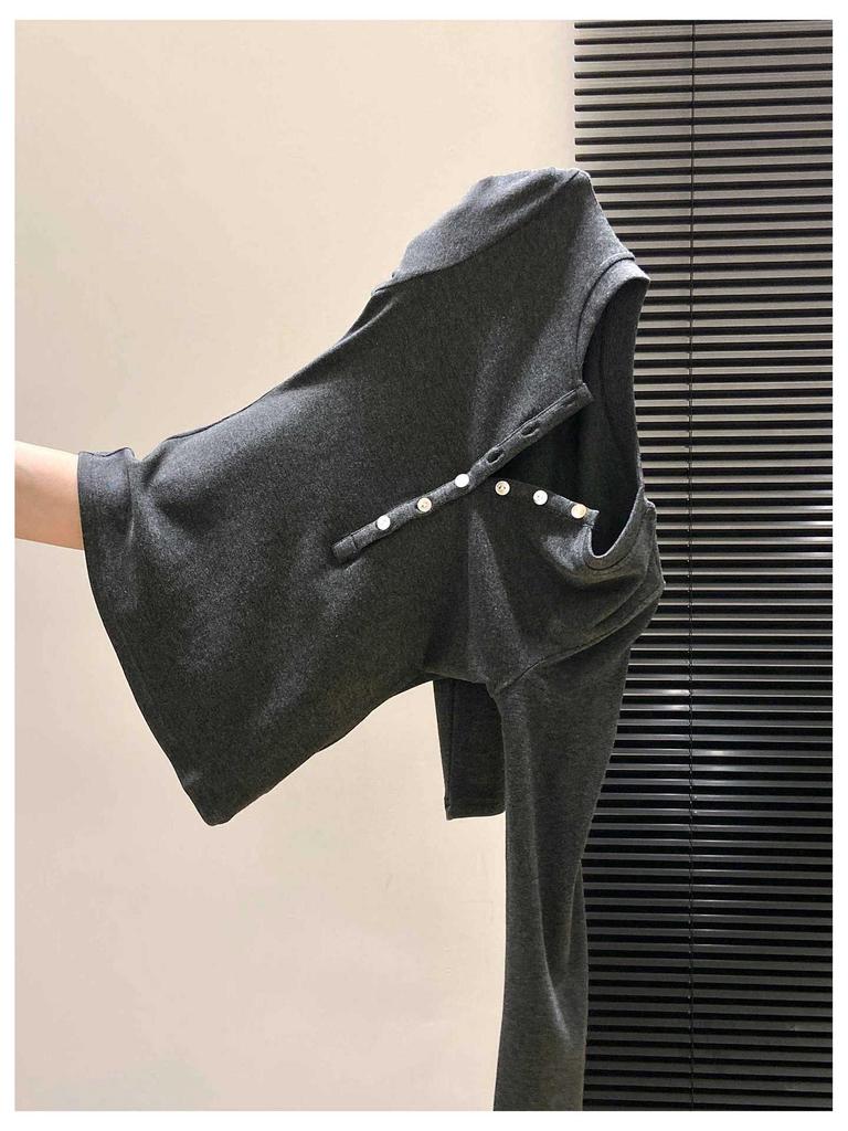 Women's BM-Style Button-Up Henley Long-Sleeve T-Shirt, Slim-Fit Stretchy Top with Imitation Cashmere Lining for Autumn/Winter/Spring