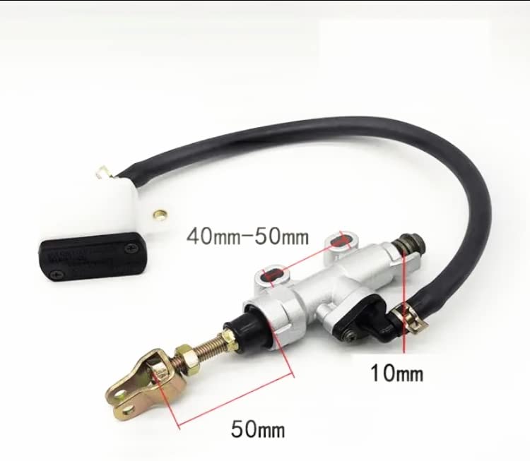 Deepa NSR50 NSR80 NS-1 CRM50 CRM80 Rear Master Cylinder Brake Master Hose with Separate Tank Rear Piston Size 1/2
