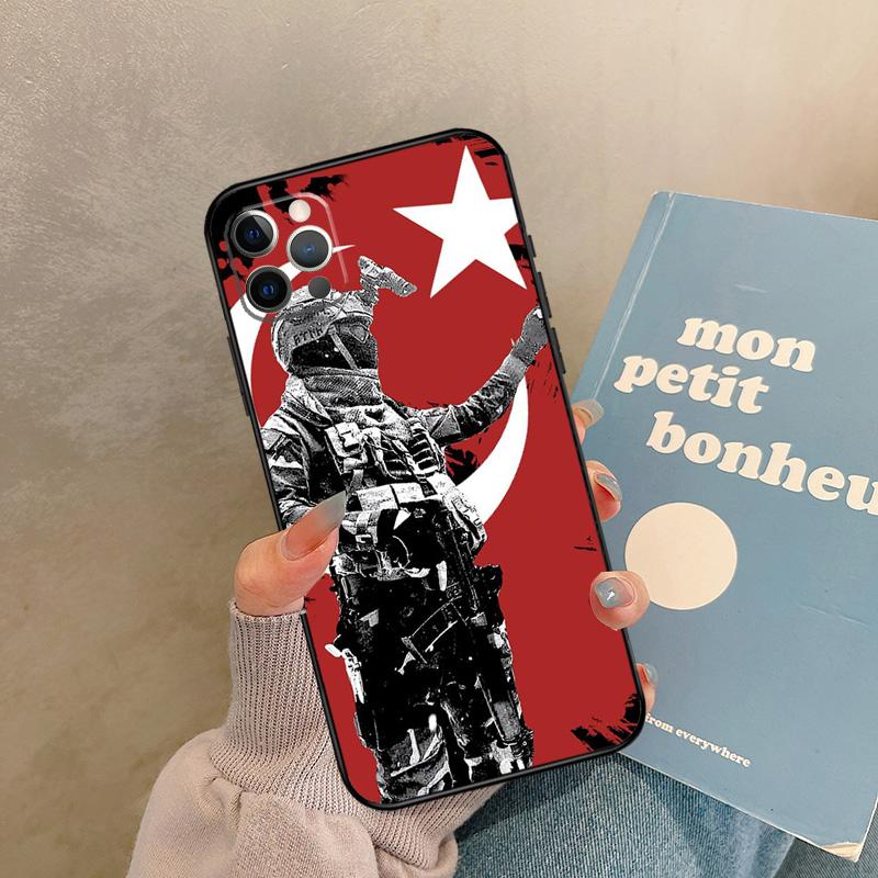 Turkey Turkish Flag Case For iPhone 17 Air 16 15 14 13 11 12 Pro Max 13 mini XR 15 16 Plus 16e Back Cover Shell