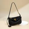 Niche Style Leather Premium Feeling Armpit Bag Portable Commuter Shoulder Bag Casual First Layer Cowhide Women's Messenger Bag