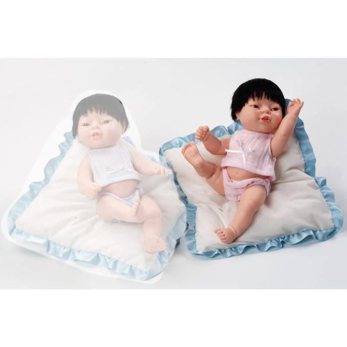 Poupée fille asiatique - Berjuan - 7082 - 30 cm - Bleu - À partir de 3 ans