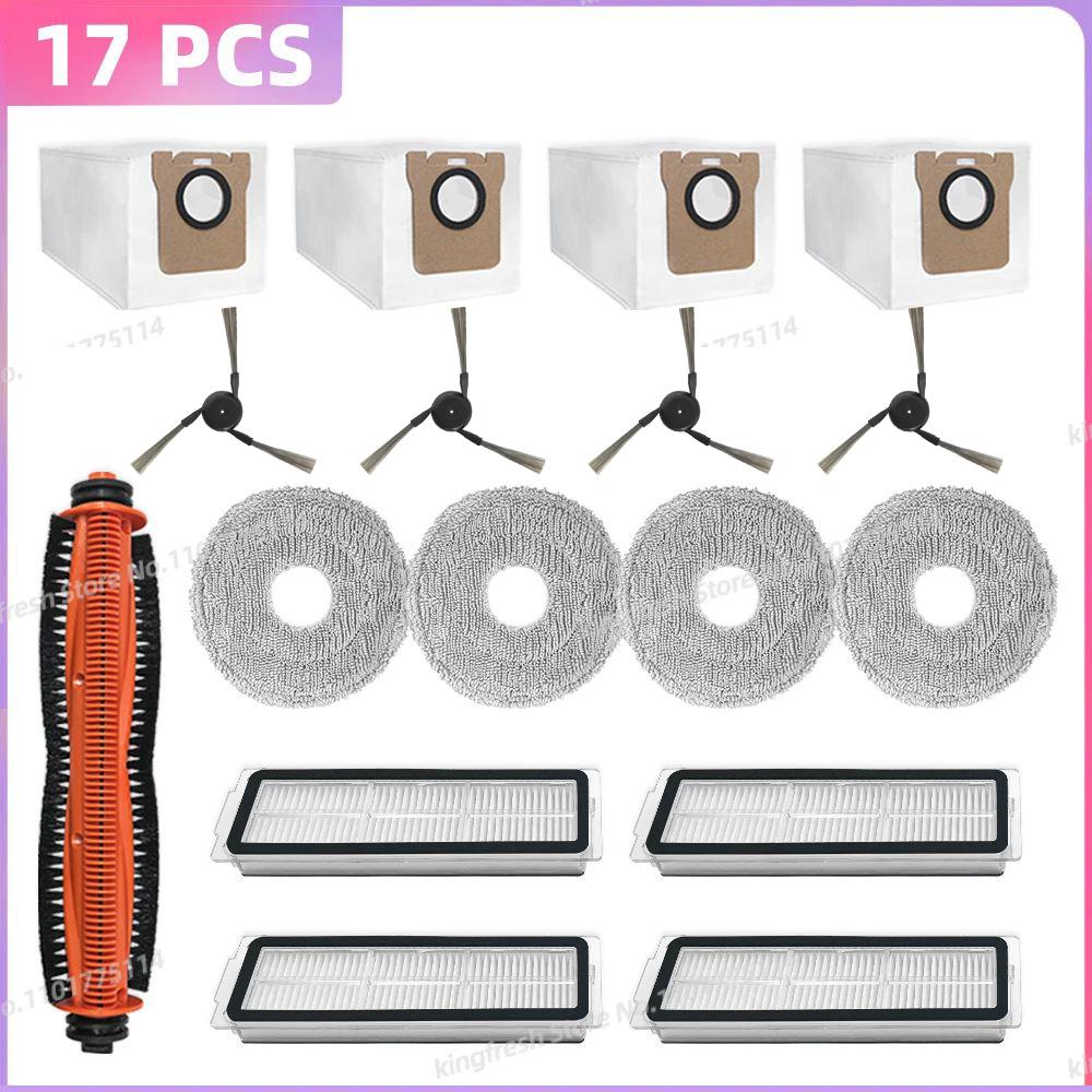 Compatible For ( Xiaomi Mijia 5 PRO / OV21CN ) Vacuum Parts Tricut Main Side Brush HEPA Filter Mop Cloth Dust Bag Accessories