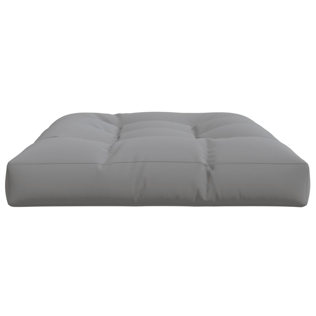 Pallet Cushion Gray 120x80x12 cm Fabric