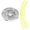 Eight-hole Grass Trimmer Head Universal Nylon Cutting Head Nylon Rope Durable  Grass Cutting