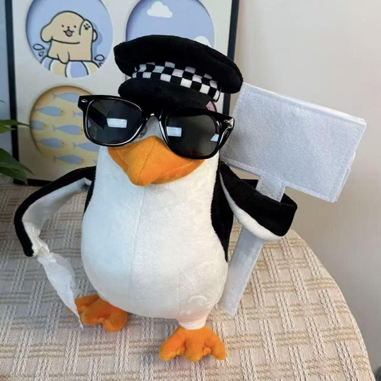 

Chic Penguin Elegant Figure | Men s Trendy Doll | High-Quality Gift (Elegant Design) 23cm