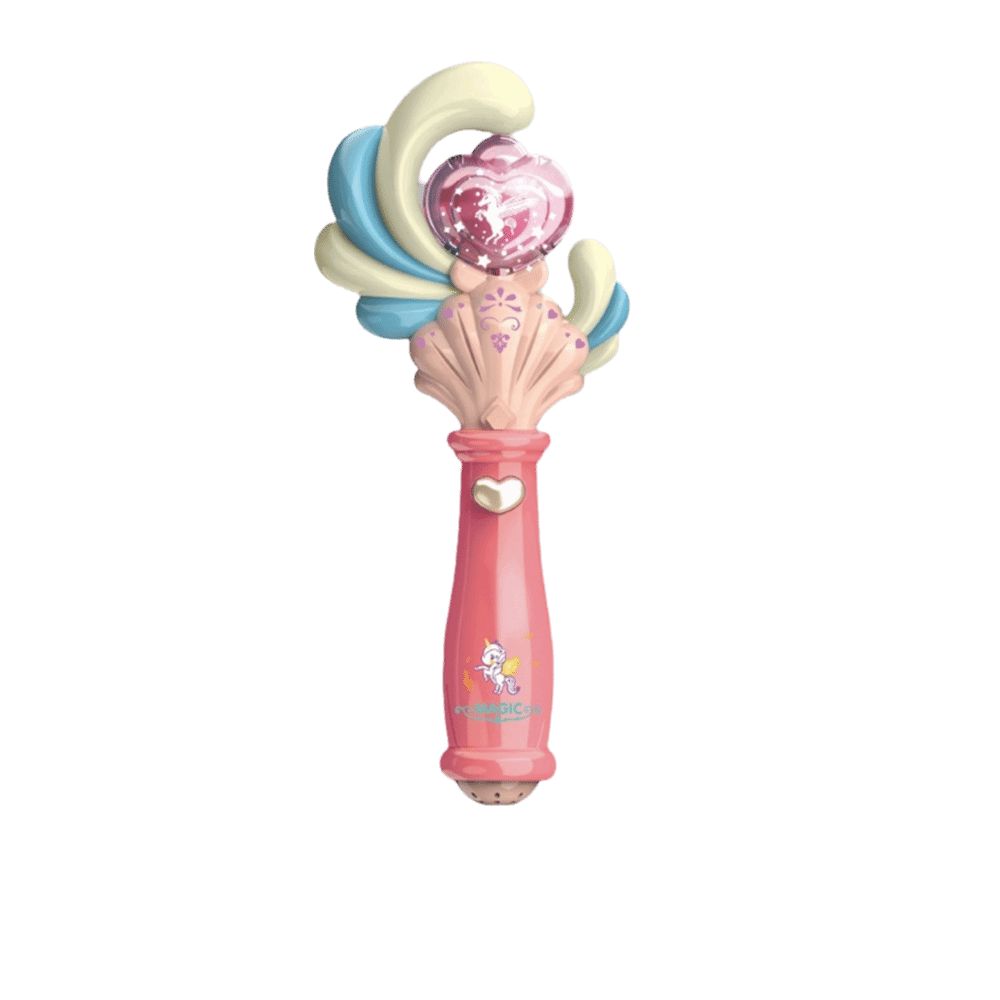 With Light Fairy Wand Flash Rotating Princess Wand Light Sound Stick Christmas Halloween