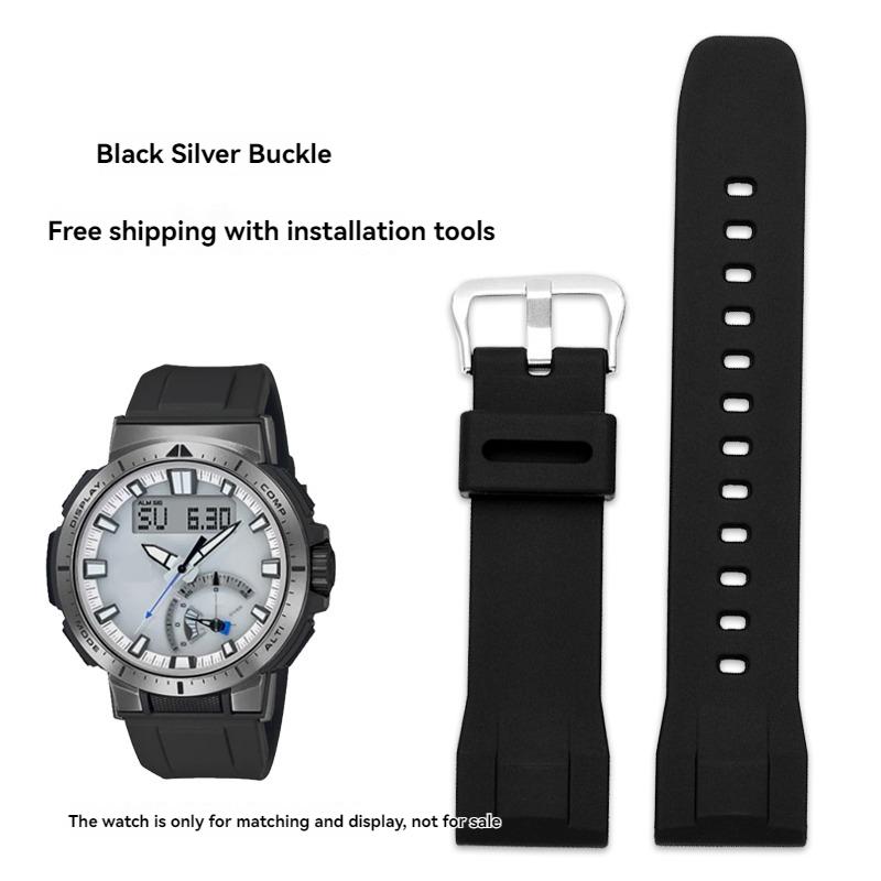 Pro řadu Casio PROTREK PRW-60/61/70Y/50/30 outdoorové sporty horolezectví silikonový nylonový řemínek k hodinkám pánské modifikované příslušenství