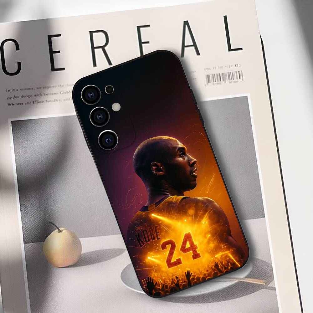 Basketball K-Kobe B-Bryant 8 24 Phone Case For Samsung S25,S24,S21,S22,S23,S30,Ultra,S20,Plus,Fe,Lite,Soft Black Cover