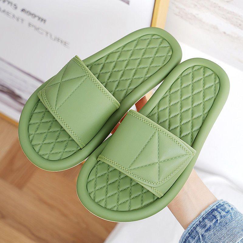 Slippers Women Summer Beach Sandals Household Indoor Silent Non-slip Bathroom Bathing Sandals and Slippers Women