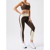 Womens Seamless Yoga Set With Built-in Bra Pad High Elasticity Sportswear Pilates Fitness Outdoor Workout