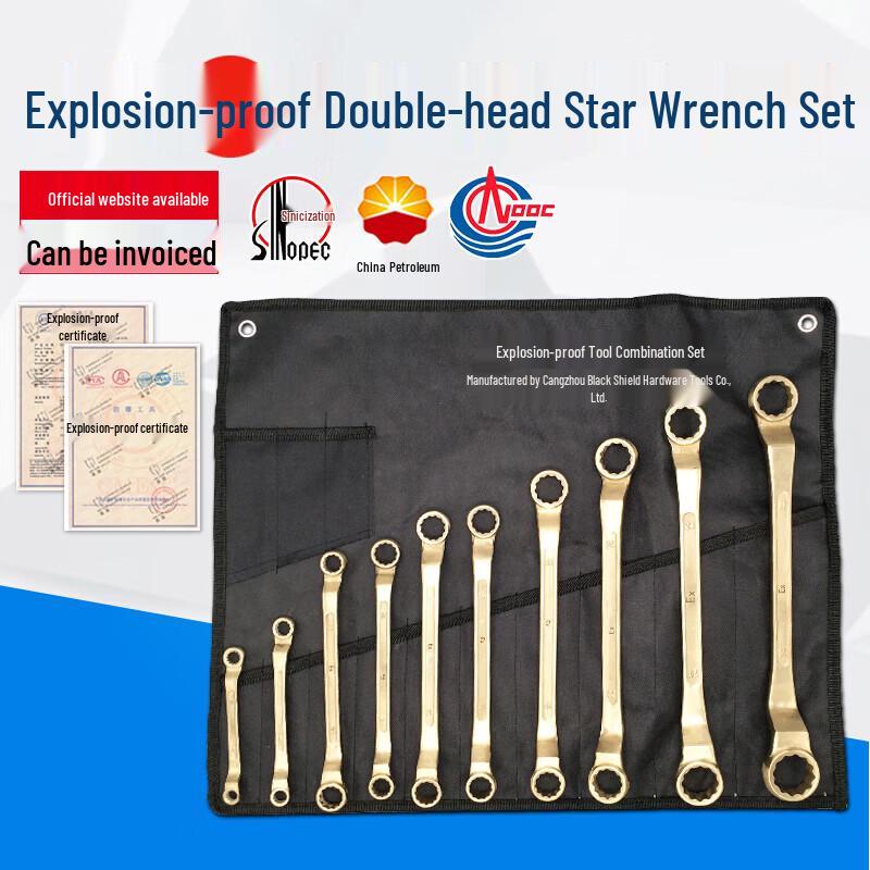Explosion-Proof Copper Alloy Double-Ended Ring Spanner