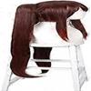 Anime Cosplay Wig Hu Tao Double Tail Women Hair Halloween Party Game Cosplay Costume