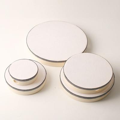 Instrument 4/6/8/10 Inch Wooden Hand Drum Handheld Safe Percussion Toy Convenient Carry Wood Frame Children Drum Happy Childhood