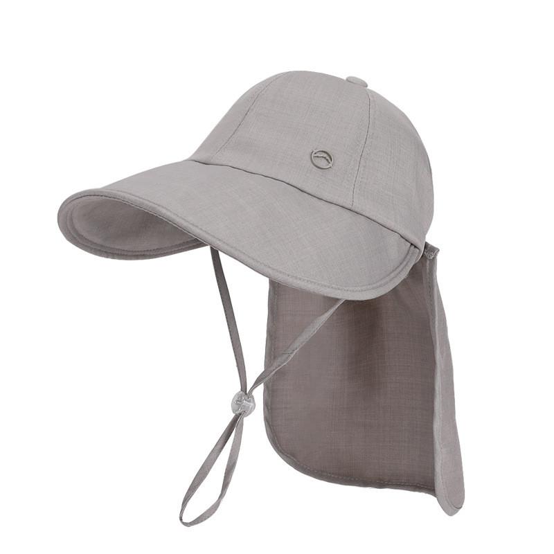 Outdoor Sun Protection Hat With Face Mask And Large Brim For Women Summer Wear