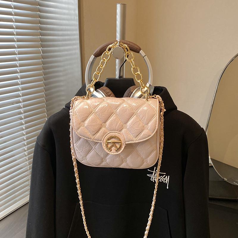 IELGY Diamond Chain Bag Summer Shoulder Messenger Bag Fashion Korean Version Small Square Bag