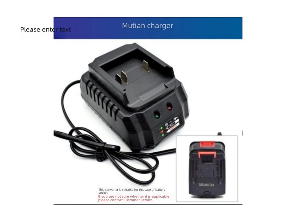 Makita-Style Battery Charger Dock for Electric Wrench & Angle Grinder