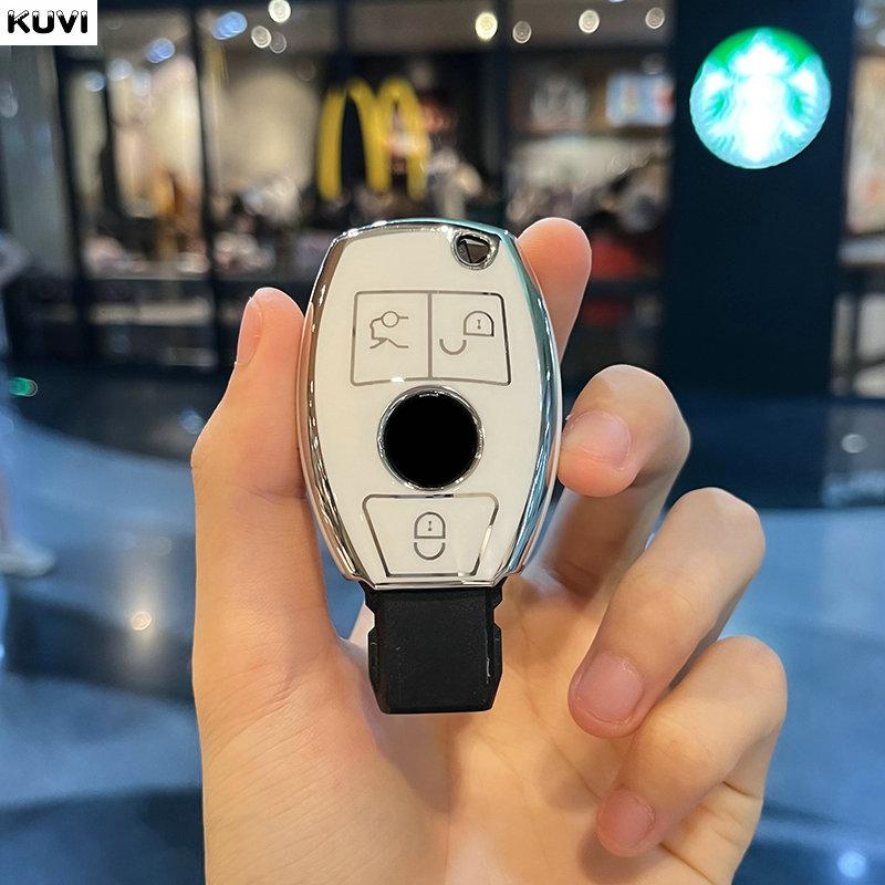TPU kryt pouzdra na klíče od auta Kryt klíčenky pro Mercedes Benz Třída ABCE GLS GLA GLK GLC CLS CLA AMG W204 W205 W212 W463 W176