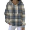 Women's Fashion Casual Hooded Loose Printed Long Sleeve Sweatshirt