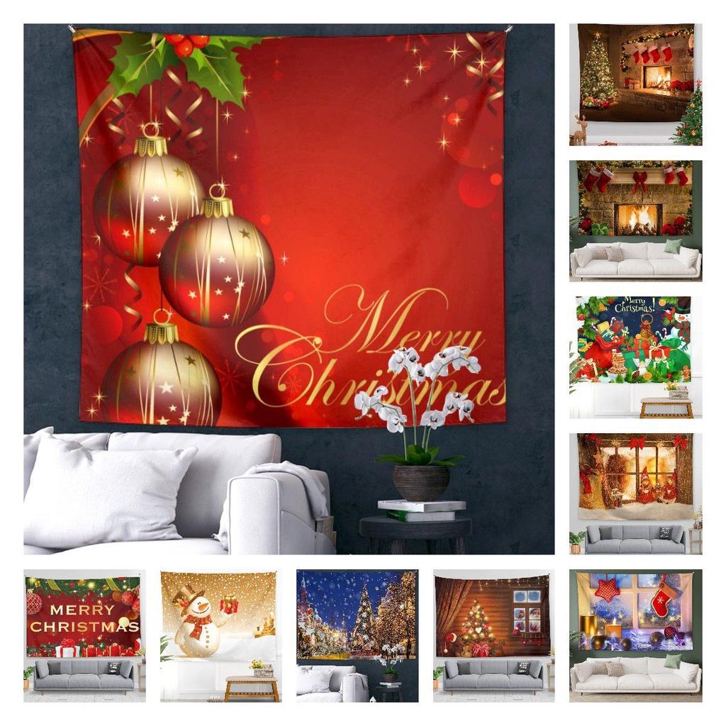 Festive Christmas Tapestry Background Cloth For Party Decor And More