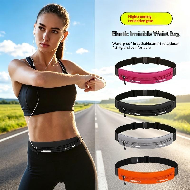 Men Women Slim Running Bags Running Waist Pack With Adjustable Belt Portable Outsides Jogging Gym Sports Cell Phone Pouch