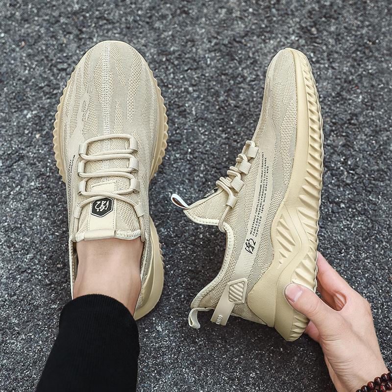 New Fashion Sports Men 'S Shoes Casual Breathable Mesh Men 'S Shoes Walking Non -Slip Loafer Men 'S Shock -Absorbing Soft -Soled Shoes