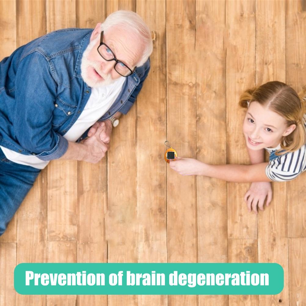 Virtual Digital Pet Toy Handheld Game Machine Game Keychain Decompression Toy Gift for Boys Girls