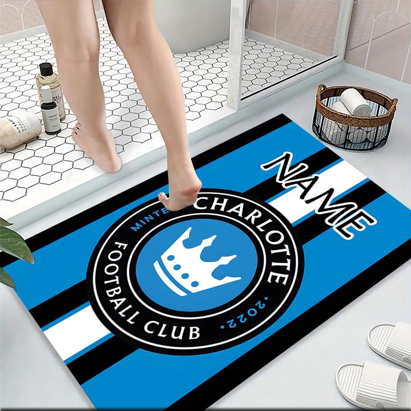 Custom Name River Plate Crest Carpet Rug Customizable Soft Washable Anti-Slip Home Living Room Sofa Mats Personalized Rug. 0909255