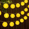 Small Lantern String Lights USB Powered 50 LEDs Waterproof Outdoor Fairy Light for Patio