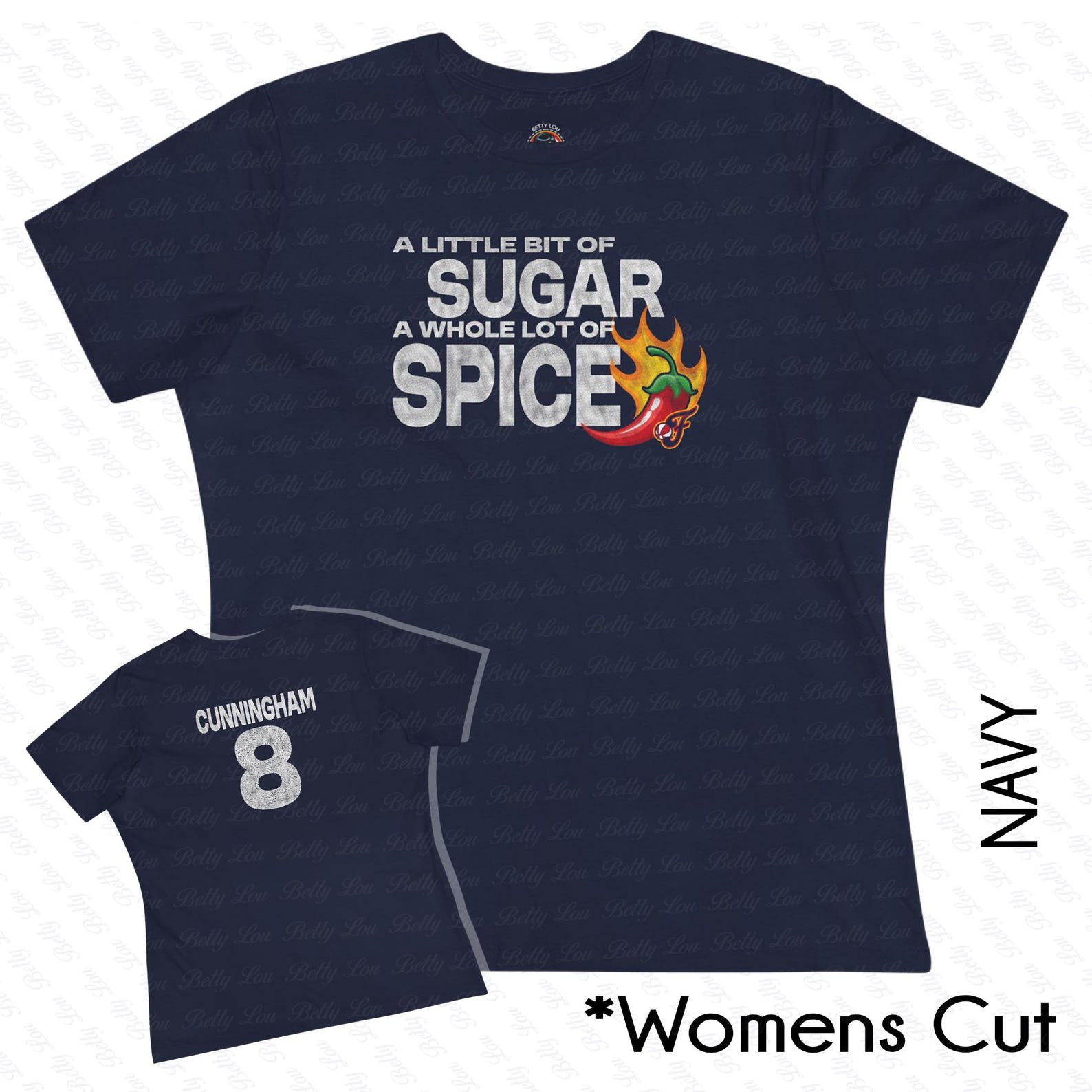 Sophie Cunningham T-Shirt: Sugar & Spice Bella Canvas Tee M