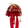 Elegant Chinese Wedding Bridal Bouquets Traditional Modern Design Artificial Flower For Bride Ceremony