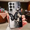 Luxury Colorful Butterfly Pattern Case For Samsung Galaxy S26 Ultra S25 Edge S24 Plus S23 FE S22 A17 A54 A55 A56 A57 5G Magnetic For Magsafe Cover