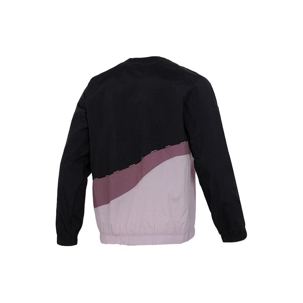 Under Armour Spliced Breathable Crew Neck Loose Sweatshirt Men sweatshirt Black — фото 2