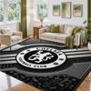 Chelsea FC Design Crystal Velvet Rug Soft Decorative Mat for Bedroom Entrance