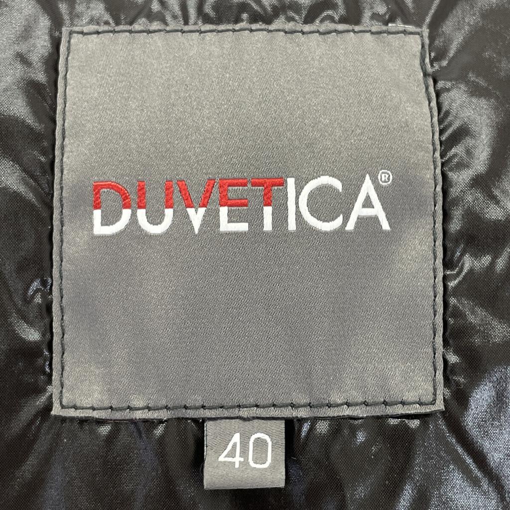 DUVETICA Black Thia Full-Zip Hooded Down Jacket Jacket 40 Dark grayUsed