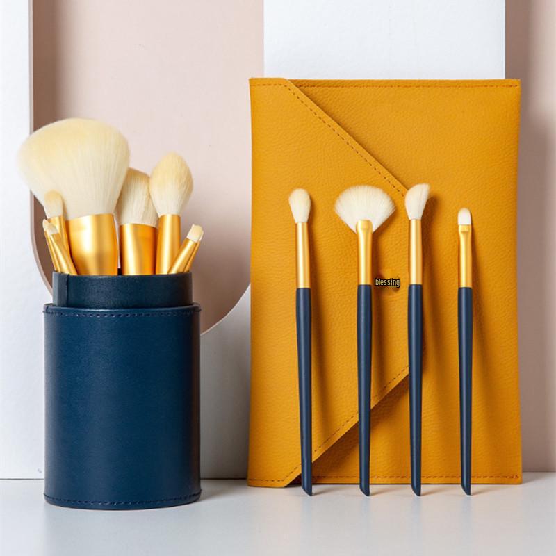 

Grapewood Soft Bristle Makeup Brush Set: Eyeshadow, Blush, Powder Brushes