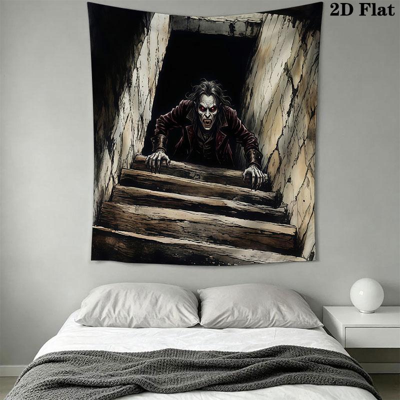 Horrible basement Wall Hanging Printed Fabric Blanket Decorative Tapestries for Bedroom Living Room Home Decor