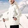 Anta Comprehensive Training Series Solid Color Zipper Hooded Long Sleeve Down Jacket Men outerwear Light-Sea-Green 952347913-1