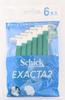 Schick EXACTA2 Fixed Disposable Pack of 6 2-Blade Razors, (5)