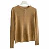 Core-spun Yarn Twist Soft Waxy Knitted Cardigan Top Women's Autumn and Winter New Casual Sweater Long-sleeved Jacket Top