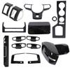 ABS Noir Brillant Pour Mitsubishi Triton L200 2026+ Console Centrale de Voiture levier de vitesse Porte-gobelet Cadre de Volant sortie d'air Cache