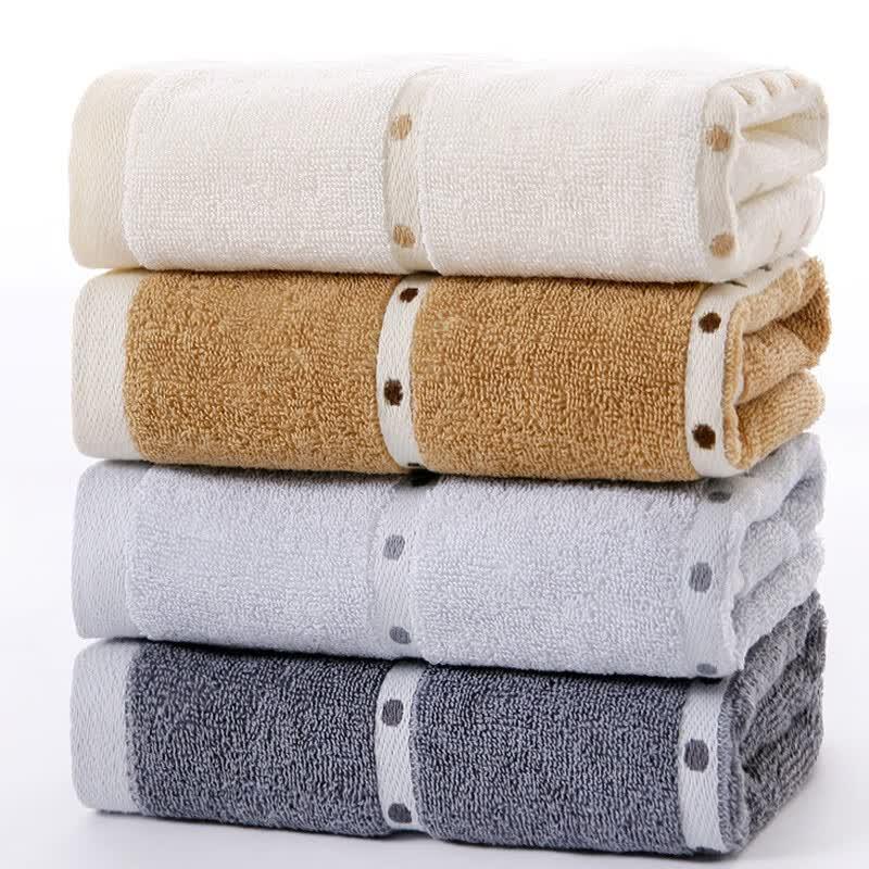 Jinhao Pure Cotton Thick Absorbent Face Towel (2-Pack)