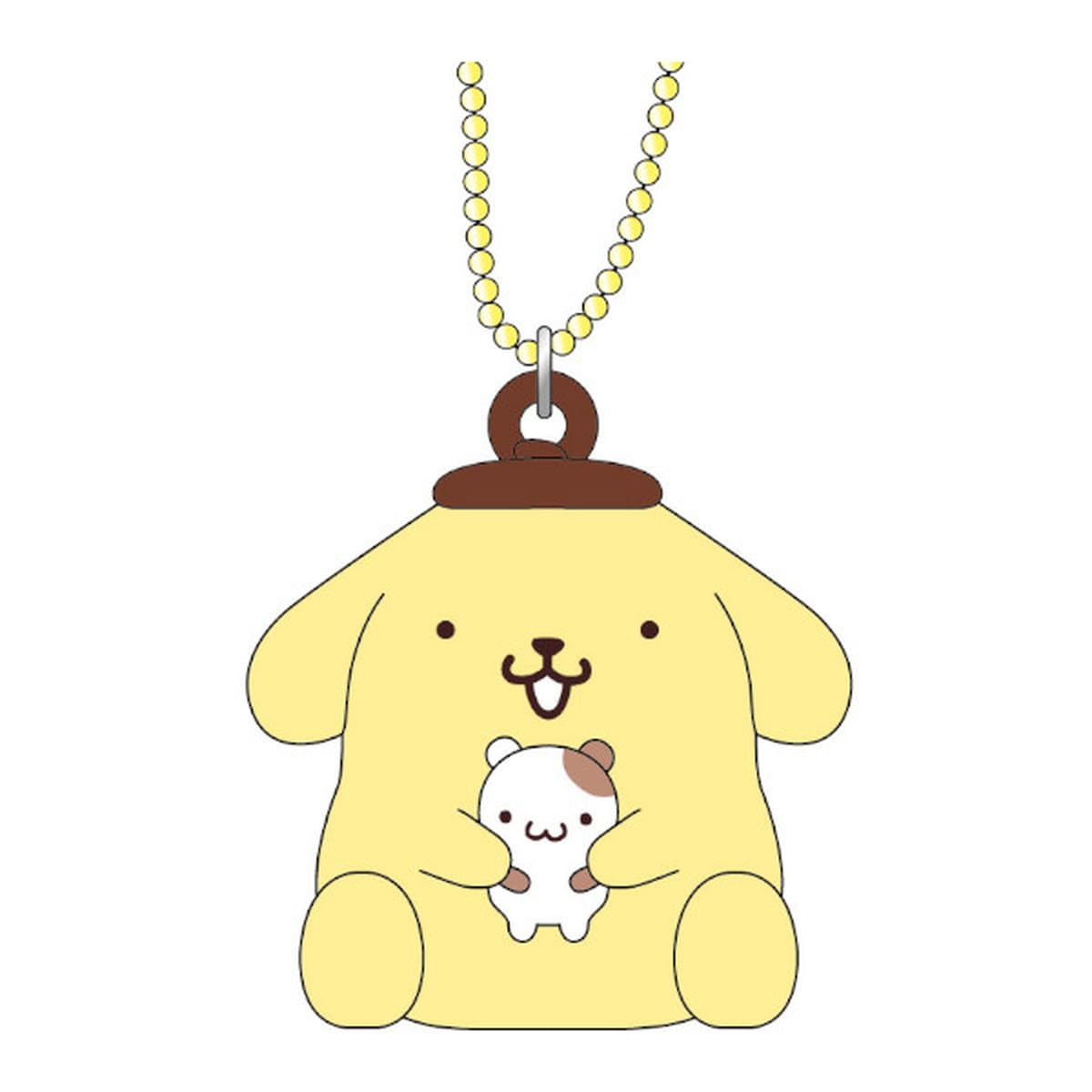 K Company Sanrio Characters PVC Mascot 4 Pompompurin H45 x W30 x D26mm SAC-PM4-PN