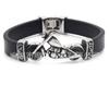 Stainless Steel Viking Runes Celtic Bracelet with Knot Pattern - Retro and Trendy Ornament